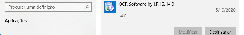 software ORC iris (programa para reconhecimento de caracyeres do windows)