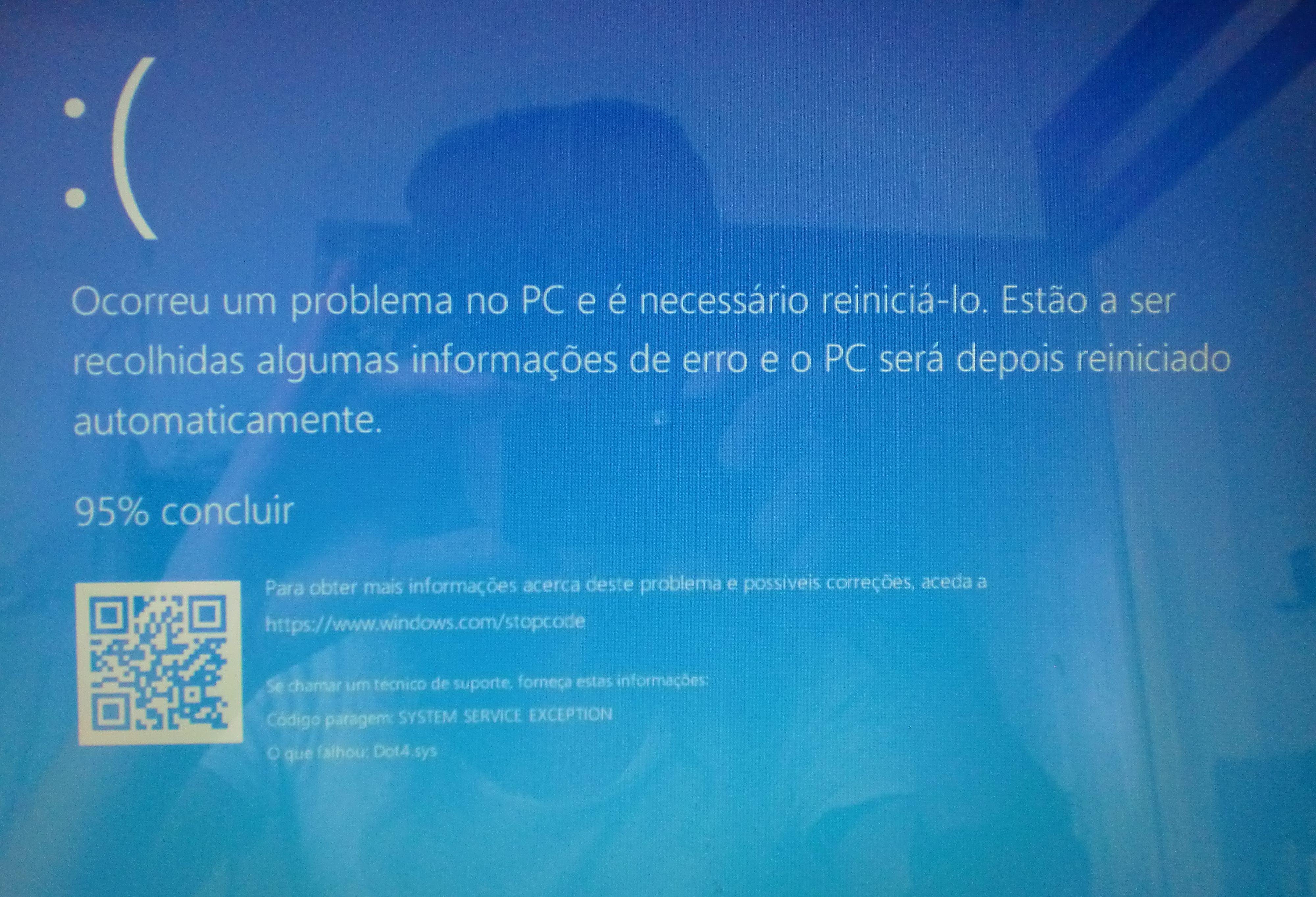crash sistema Windows_ Blue Screen