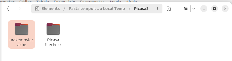 software library movie cache Picasa