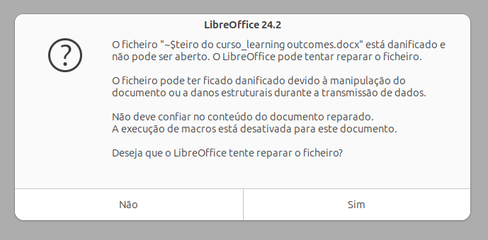 Ficheiro danificado na pen do utilizador - detalhes - tampering drives