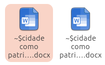 Ficheiros deliberadamente danificados