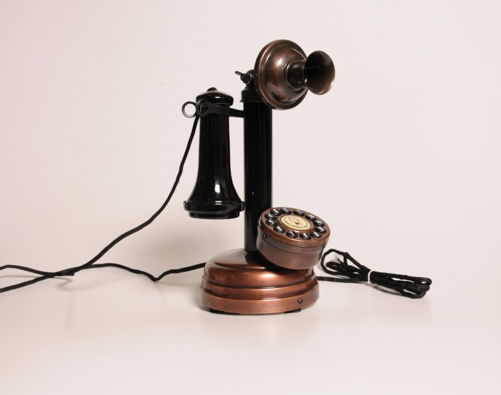 telefone antigo de operadora radiotelefónica