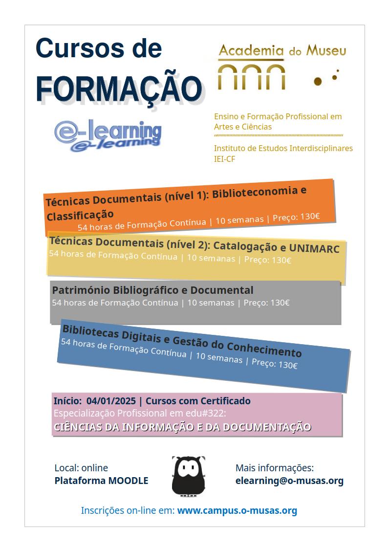 Curso de Especialização em Ciências da Informação e da Documentação